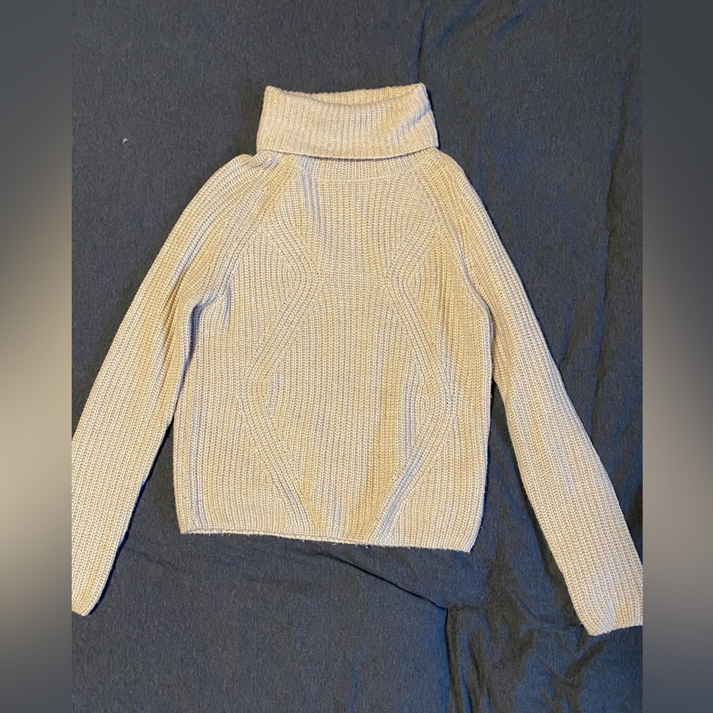 Tan Turtleneck